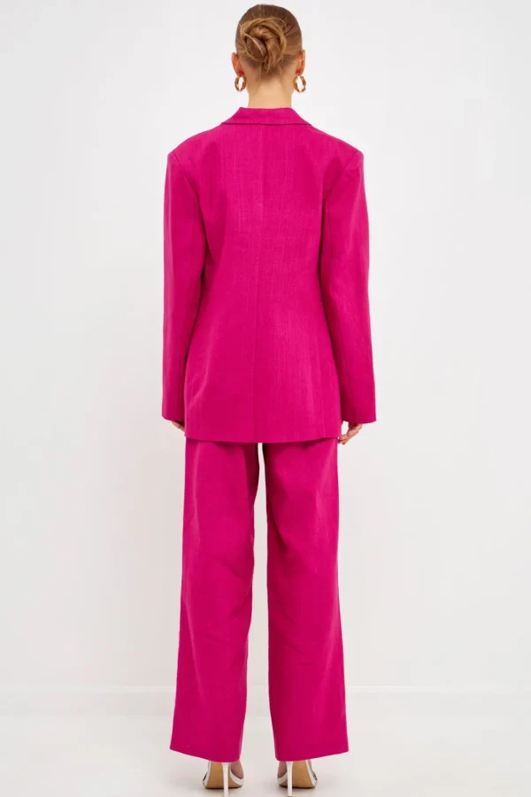 ENDLESS ROSE Blazers | Tops*- Linen Blazer