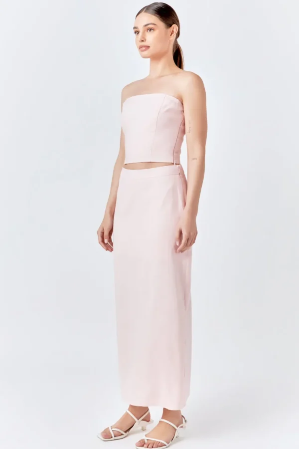 ENDLESS ROSE Matching Sets | Tops*- Linen Sleeveless Top DUSTYPINK