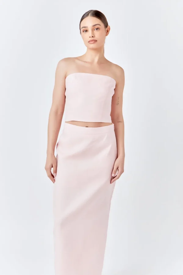 ENDLESS ROSE Matching Sets | Tops*- Linen Sleeveless Top DUSTYPINK