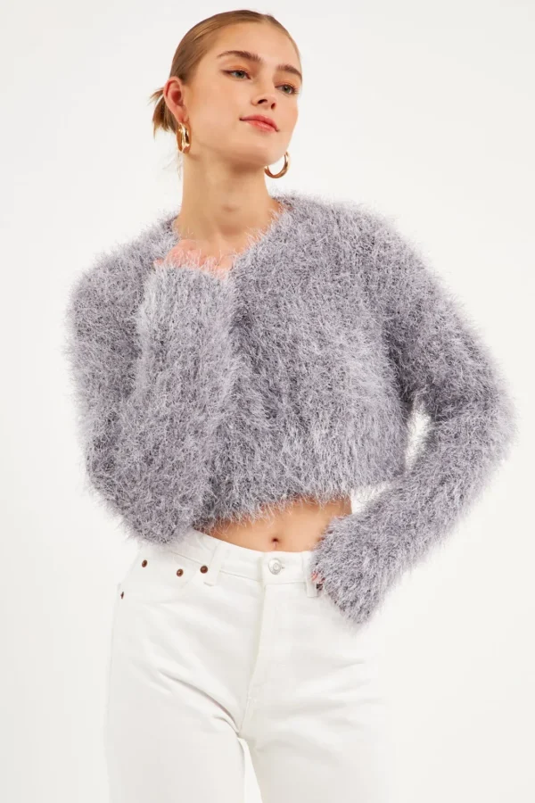 ENDLESS ROSE Sweaters & Knits | Tops*- Long Sleeve Cropped Sweater