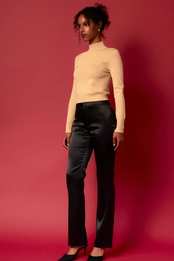 ENDLESS ROSE Sweaters & Knits | Tops*- Lurex Knit Crop Top BEIGE