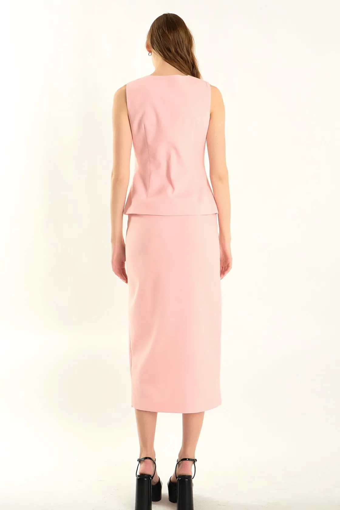 endless_rose__margaux_sle_8.webp ENDLESS ROSE Matching Sets | Tops*- Margaux Sleeveless Linen Vest
