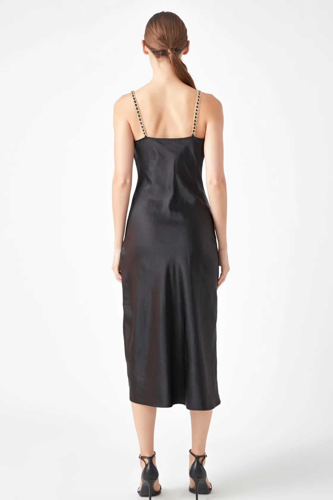 endless_rose__midi_satin__2.webp ENDLESS ROSE Satin Dresses | Tops*- Midi Satin Slip Dress BLACK