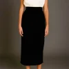 ENDLESS ROSE Strapless | Tops*- Mix Media Velvet Strapless Midi Dress IVORY
