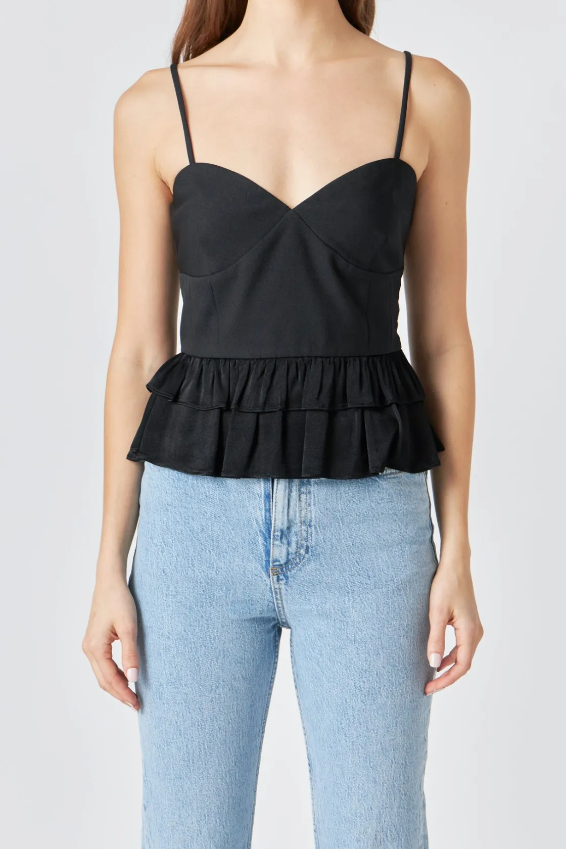 endless_rose__mixed_media_0-4.webp ENDLESS ROSE Tops*- Mixed Media Layered Top BLACK
