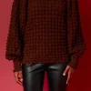 ENDLESS ROSE Shirts & Blouses | Tops*- Mock Neck Long-Sleeve Blouse