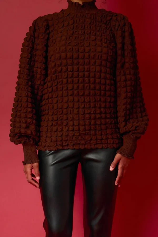 ENDLESS ROSE Shirts & Blouses | Tops*- Mock Neck Long-Sleeve Blouse