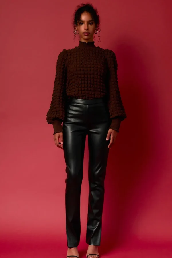 ENDLESS ROSE Shirts & Blouses | Tops*- Mock Neck Long-Sleeve Blouse
