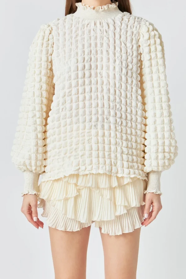 ENDLESS ROSE Shirts & Blouses | Tops*- Mock Neck Long-Sleeve Blouse