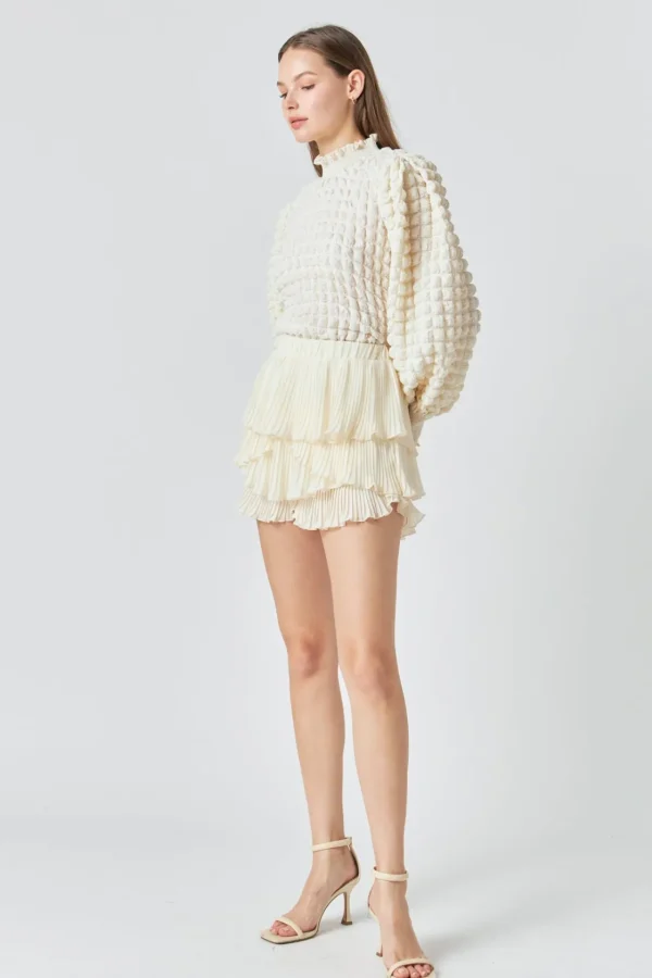 ENDLESS ROSE Shirts & Blouses | Tops*- Mock Neck Long-Sleeve Blouse