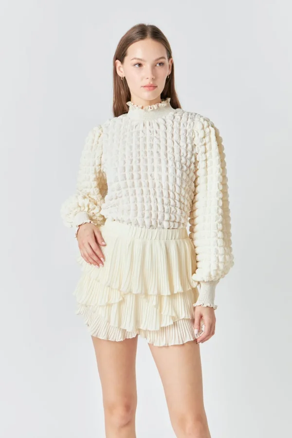 ENDLESS ROSE Shirts & Blouses | Tops*- Mock Neck Long-Sleeve Blouse
