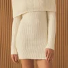 ENDLESS ROSE Sweaters & Knits | Tops*- Off Shoulder Sweater Mini Dress IVORY