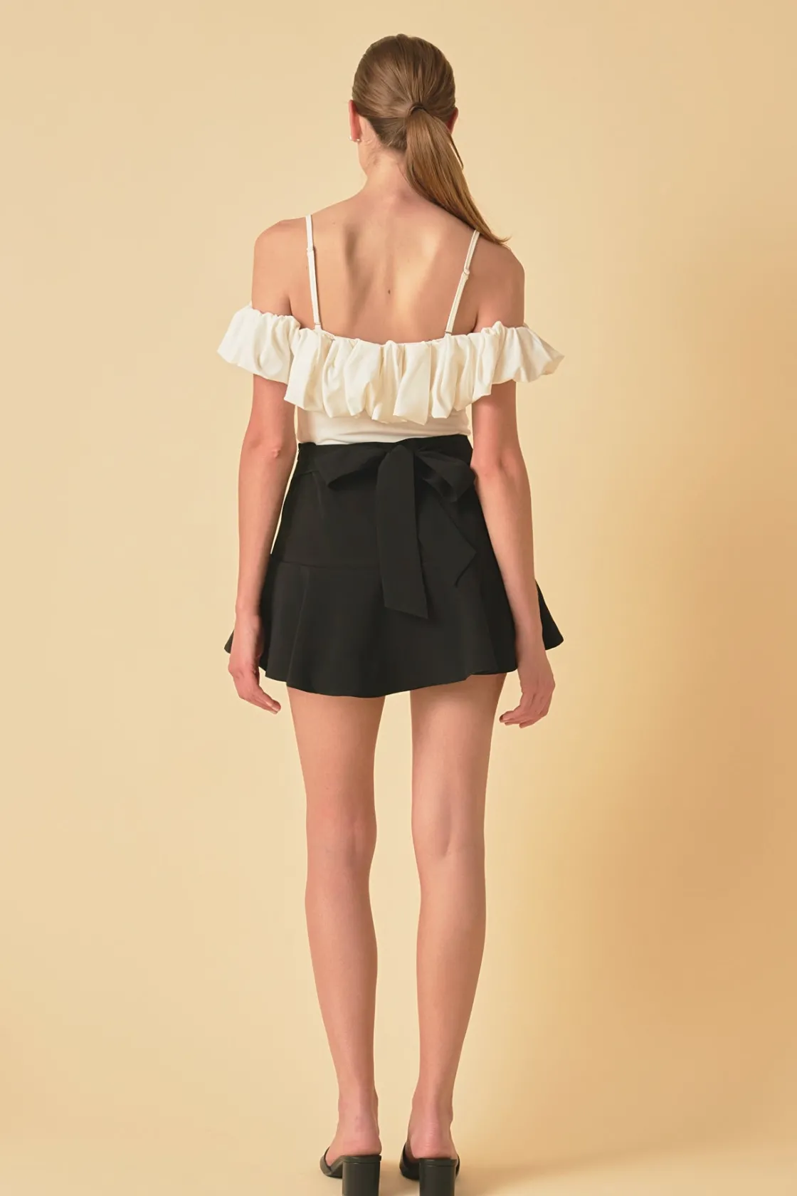 endless_rose__off_shoulde_3.webp ENDLESS ROSE Tops*- Off Shoulder Bubble Top WHITE