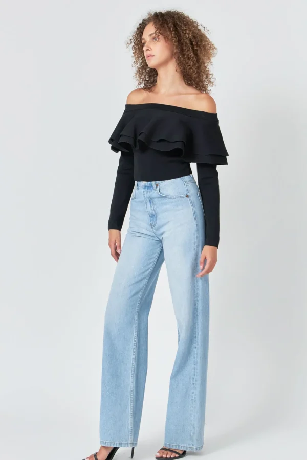 ENDLESS ROSE Sweaters & Knits | Tops*- Off-The-Shoulder Knit Top