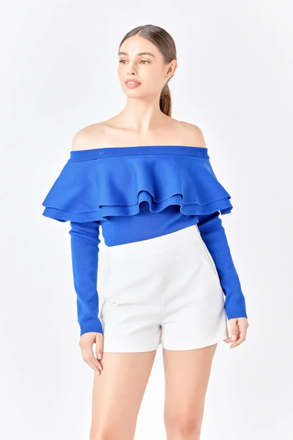 ENDLESS ROSE Sweaters & Knits | Tops*- Off-The-Shoulder Knit Top