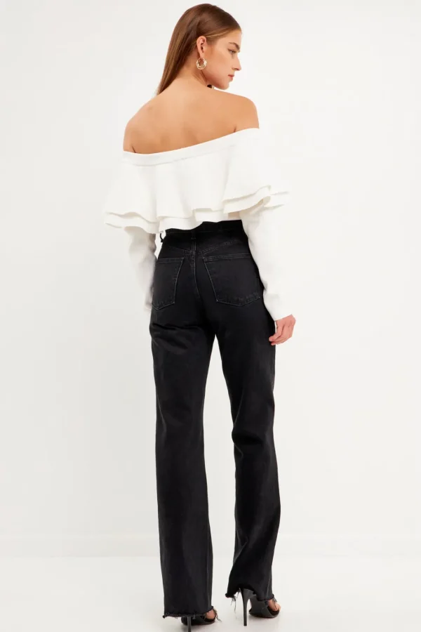 ENDLESS ROSE Sweaters & Knits | Tops*- Off-The-Shoulder Knit Top