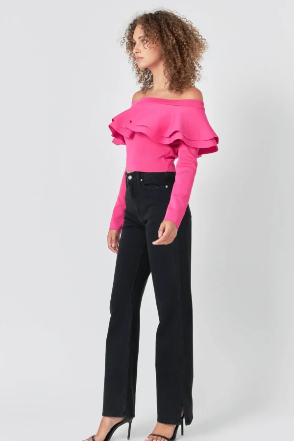 ENDLESS ROSE Sweaters & Knits | Tops*- Off-The-Shoulder Knit Top