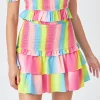 ENDLESS ROSE Skirts | Tops*- Ombre Stripe Smocked Skirt MULTI