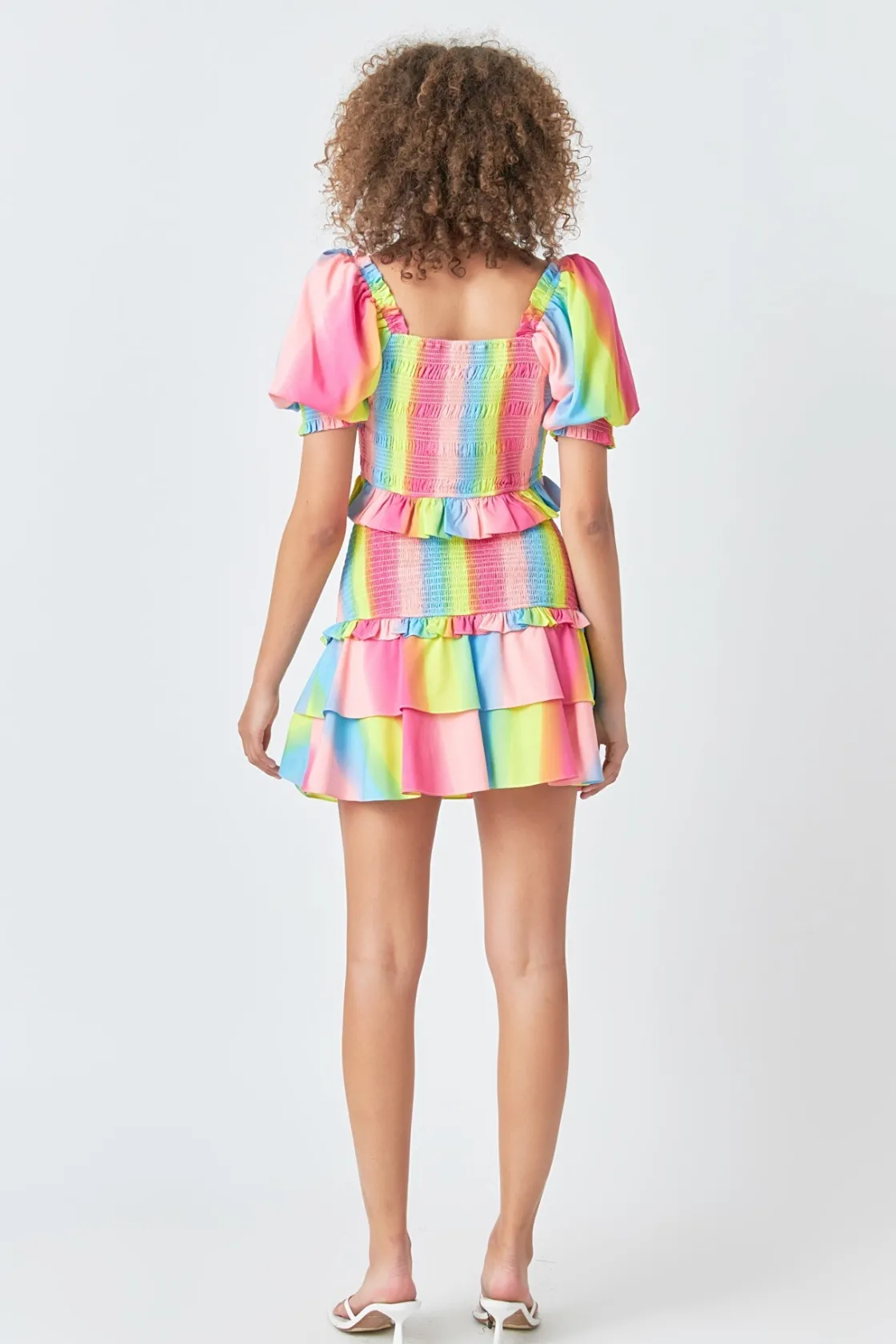 endless_rose__ombre_strip_2-1.webp ENDLESS ROSE Tops*- Ombre Stripe Smocked Top MULTI