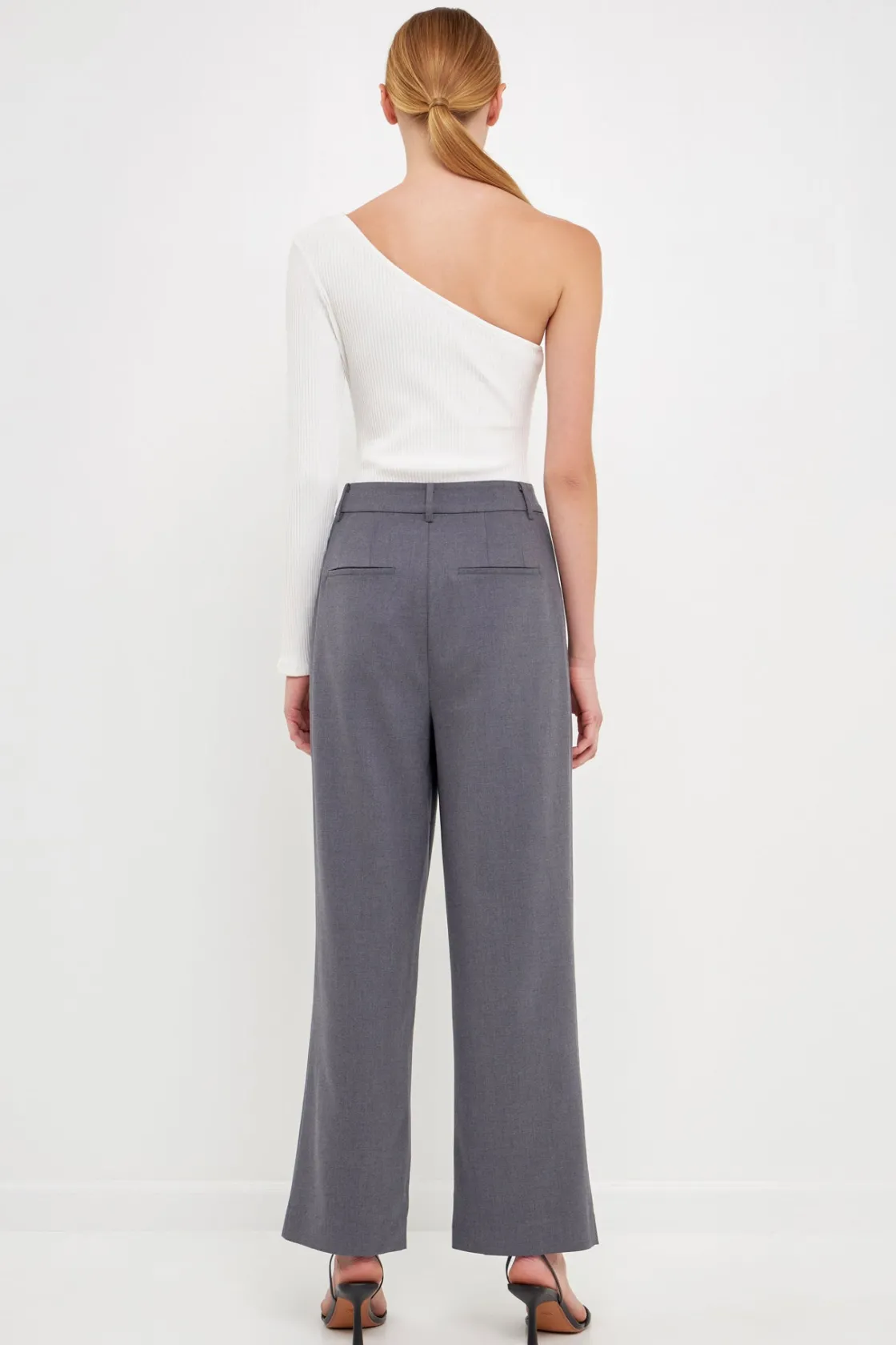 endless_rose__one_shoulde_2.webp ENDLESS ROSE Tops*- One Shoulder Ribbed Knit Bodysuit