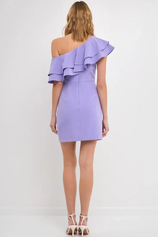 ENDLESS ROSE One Shoulder | Tops*- One Shoulder Mini Dress