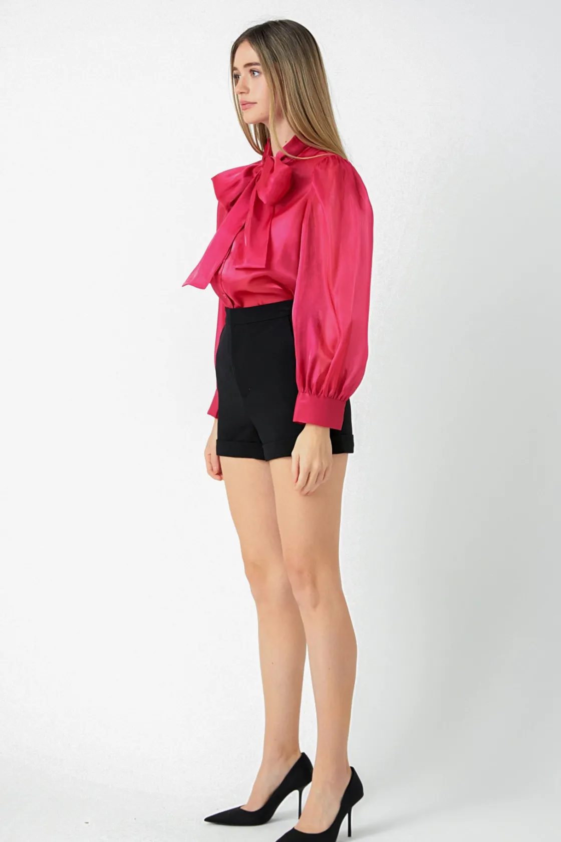 endless_rose__organza_blo_6.webp ENDLESS ROSE Tops*- Organza Blouse Top
