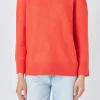 ENDLESS ROSE Sweaters & Knits | Tops*- Oversized Crewneck Sweater ORANGE