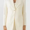 ENDLESS ROSE Blazers*- Oversized Single Breasted Blazer IVORY