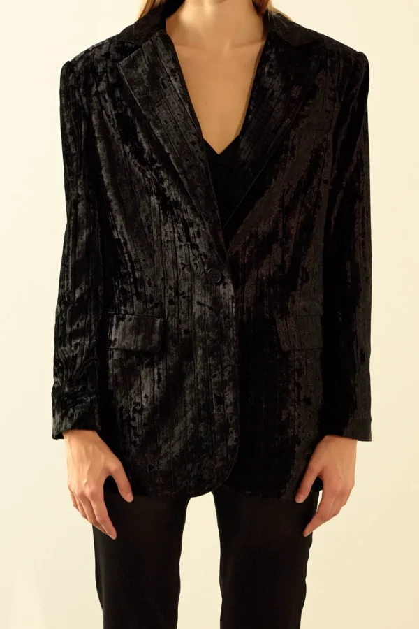 ENDLESS ROSE Blazers | Tops*- Oversized Velvet Blazer