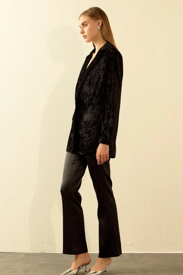 ENDLESS ROSE Blazers | Tops*- Oversized Velvet Blazer