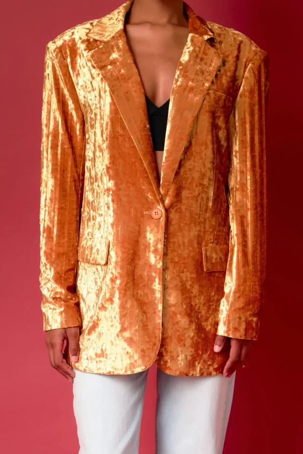 ENDLESS ROSE Blazers | Tops*- Oversized Velvet Blazer
