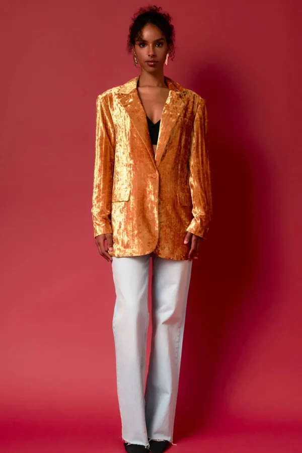 ENDLESS ROSE Blazers | Tops*- Oversized Velvet Blazer