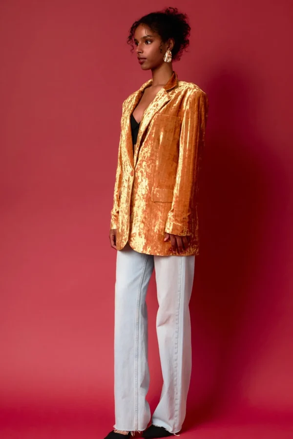 ENDLESS ROSE Blazers | Tops*- Oversized Velvet Blazer