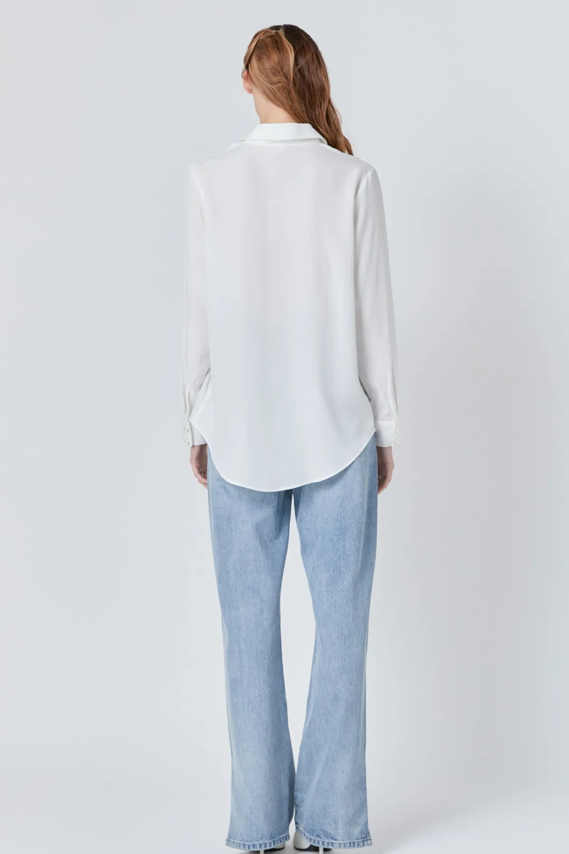 endless_rose__pearl_butto_3.webp ENDLESS ROSE Shirts & Blouses | Tops*- Pearl Button Collared Shirt