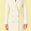 ENDLESS ROSE White Dresses | Tweed Dresses*- Pearl Trim Blazer Dress WHITE