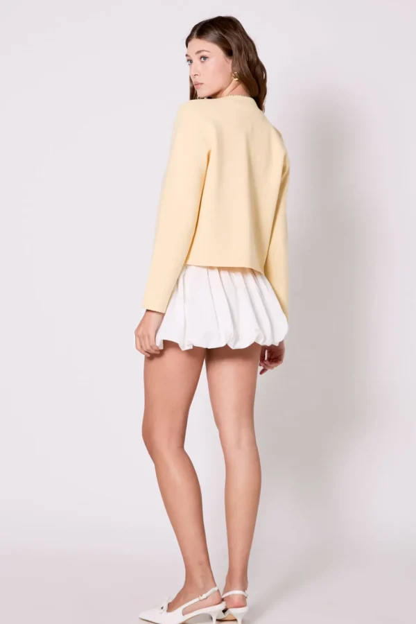 ENDLESS ROSE Matching Sets | Jackets & Coats*- Pearl Trim Knit Cardigan