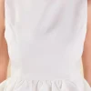 ENDLESS ROSE Tops*- Peplum Top WHITE
