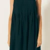 ENDLESS ROSE Tops*- Pintuck Voluminous Mini Dress BLACK