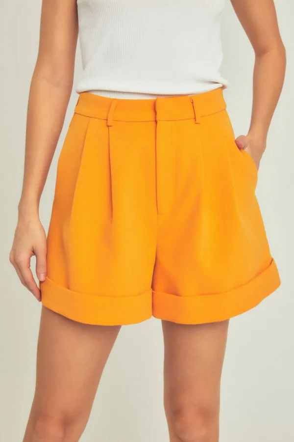 ENDLESS ROSE Matching Sets | Shorts & Skorts*- Pintucked Shorts CLEMENTINE