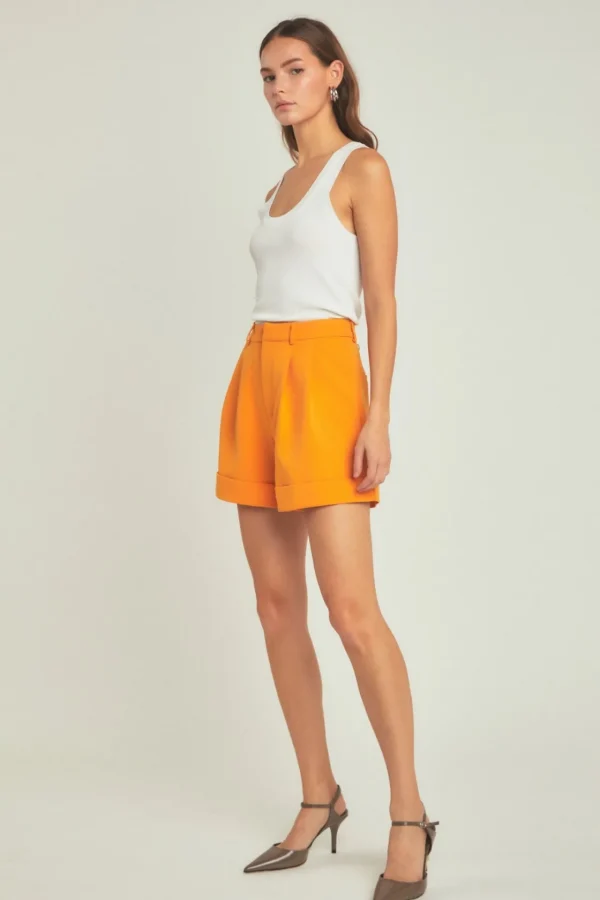 ENDLESS ROSE Matching Sets | Shorts & Skorts*- Pintucked Shorts CLEMENTINE