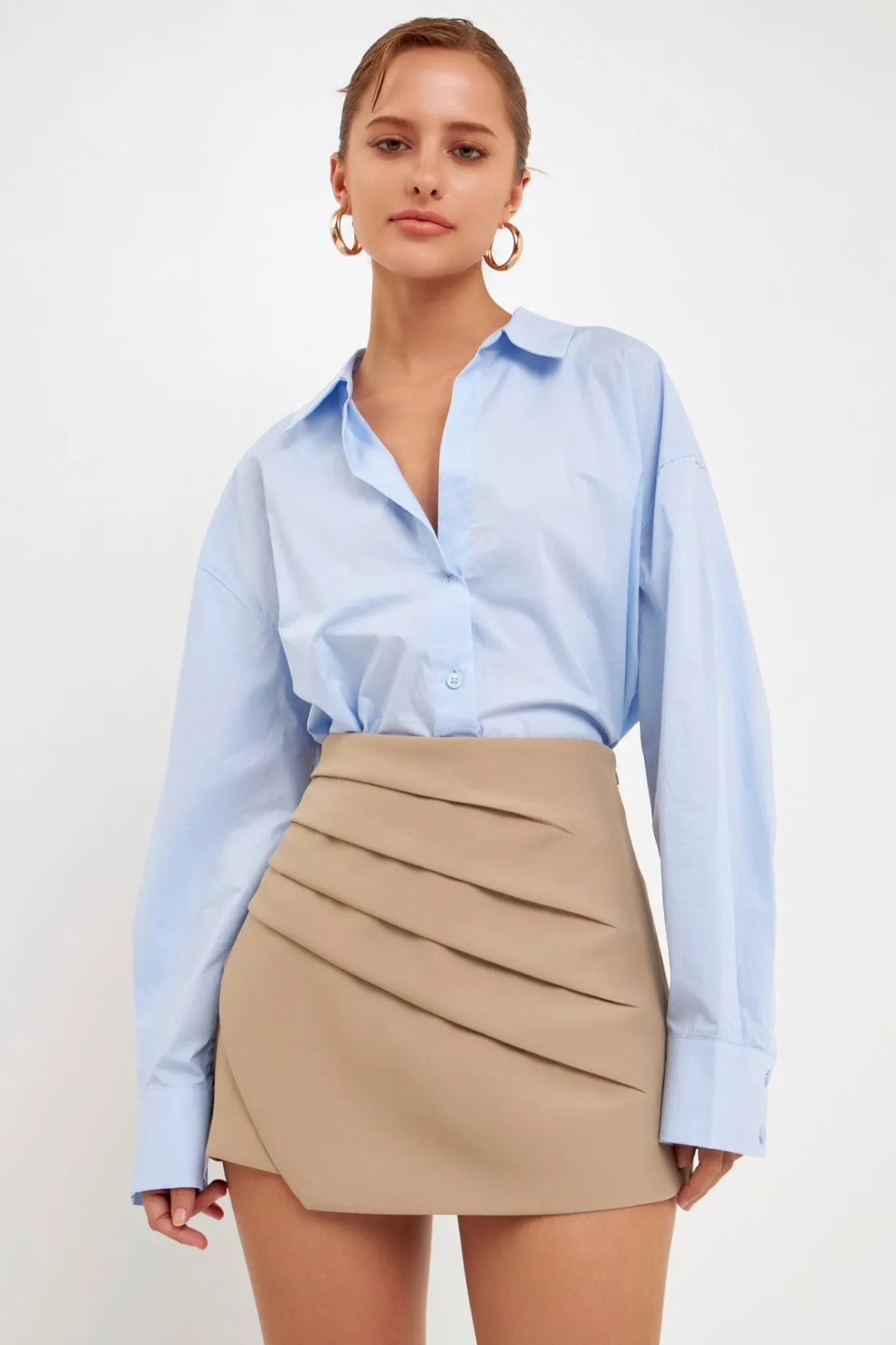 endless_rose__pleated_det_12.webp ENDLESS ROSE Tops*- Pleated Detail Skort