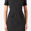 ENDLESS ROSE Tops*- Premium Beaded Mini Dress BLACK