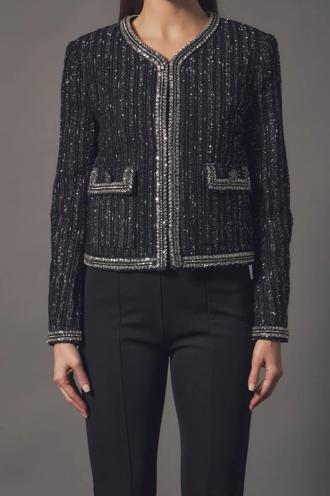 endless_rose__premium_cro_0-1.webp ENDLESS ROSE Jackets & Coats | Tops*- Premium Cropped Jacket BLACK
