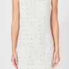 ENDLESS ROSE Tweed Dresses | Tops*- Premium Floral Embellishment Tweed Mini Dress