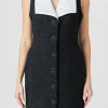 ENDLESS ROSE Little Black Dress | Bodycon Dresses*- Premium Sleeveless Tweed Mini Dress BLACK