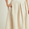 ENDLESS ROSE Matching Sets | Skirts*- Premium Tweed Maxi Skirt IVORY
