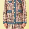 ENDLESS ROSE Matching Sets | Jackets & Coats*- Premium Tweed & Denim Combo Jacket PINKMULTI