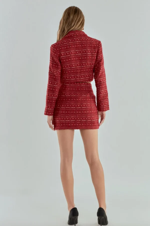 ENDLESS ROSE Matching Sets | Skirts*- Premium Tweed Mini Skirt