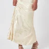 ENDLESS ROSE Matching Sets | Skirts*- Printed Foil Maxi Skirt NUDE