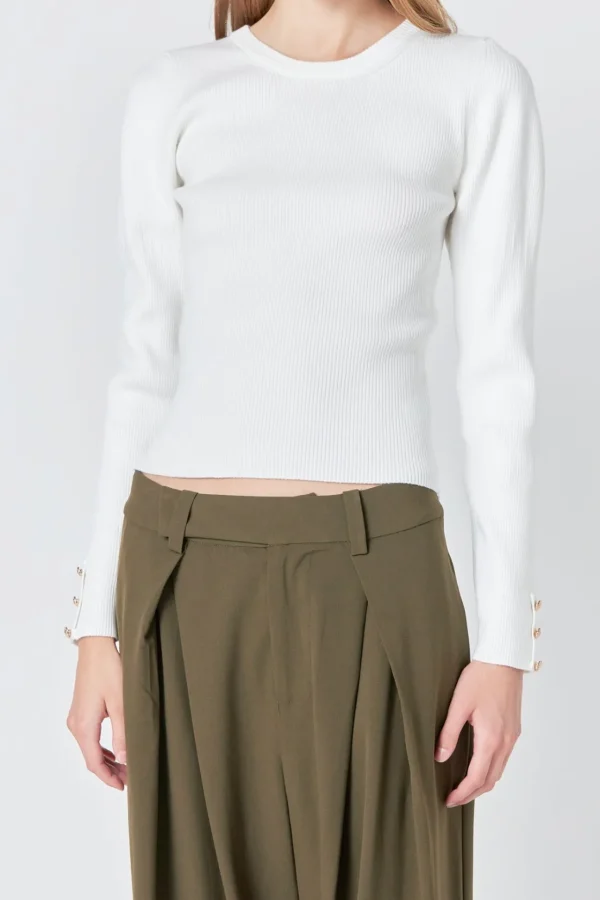 ENDLESS ROSE Sweaters & Knits | Tops*- Puff Sleeve Top